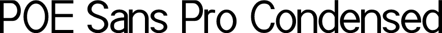 POE Sans Pro Condensed