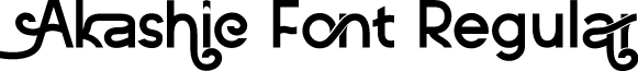 Akashic Font Regular