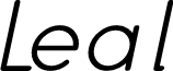 Leal italic