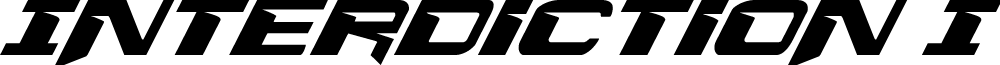 Interdiction Italic